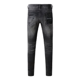 Purple Brand Jeans Pure Cotton High Street Trend #9079